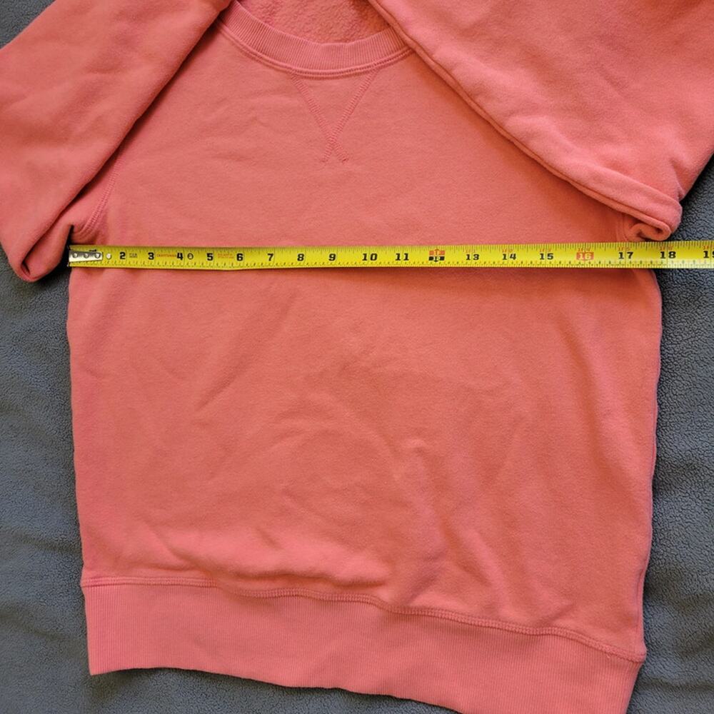 AMAZON BASICS Womens Small Pink Crew Neck Sweater Cross Stitch Detail - Picture 6 of 12